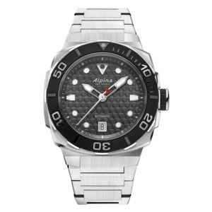 Men%27s+Seastrong+Diver+Extreme+Automatic+Stainless+Steel+Watch+Black+Dial