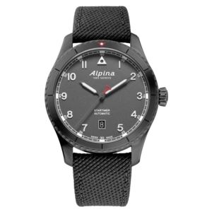 Men%27s+Startimer+Pilot+Automatic+Gray+RPET+Rubber+Strap+Gray+Dial