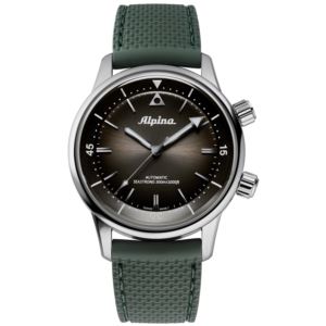 Men%27s+Diver+300+Heritage+Automatic+Green+Rubber+Strap+Watch+Green+Dial