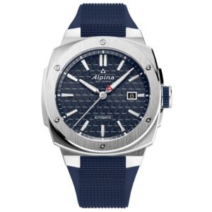 Men%27s+Alpiner+Extreme+Automatic+Navy+Rubber+Strap+Watch+Navy+Dial