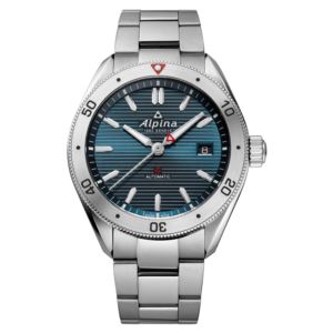 Alpiner+4+Automatic+Stainless+Steel+Watch+Blue+Dial