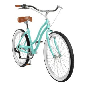 Chatham+Beach+Cruiser+Bike+-+Step+Through+7+Speed+Seafoam