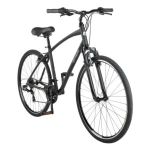 Barron+Comfort+Hybrid+Bike+-+7+Speed+Matte+Black