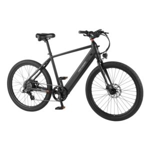 Napa+Rev+Fitness+Hybrid+Electric+Bike+-+21%22+Large+Matte+Black