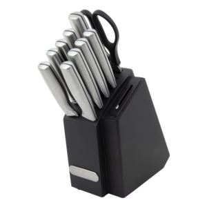 11pc+Edgekeeper+Stainless+Steel+Knife+Block+Set