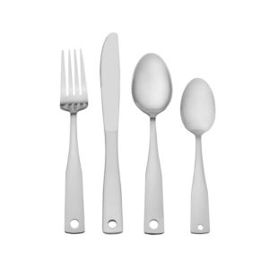 24pc+Piccadilly+18%2F0+Stainless+Steel++Flatware+Set+w%2F+Caddy