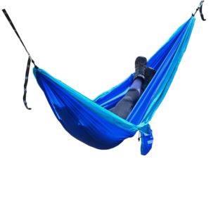 GO2+Traveler+Nylon+Hammock+Light+Blue%2FBlue