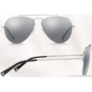 Thomas+Sabo+Harrison+Unisex+Sunglasses+-+Metal%2C+Silver+Colored+%2C+Shiny+-+Black+Acetate%2C+Shiny