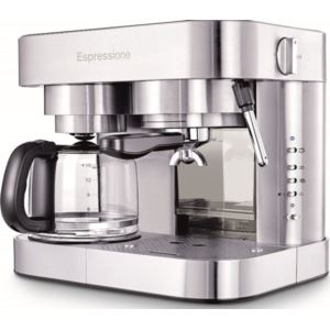 Espressione+Combination+Espresso+Machine+%26+10-Cup+Drip+Coffeemaker