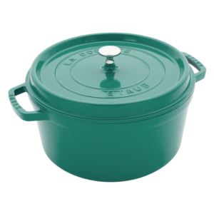 7qt+Cast+Iron+Round+Dutch+Oven+Turquoise