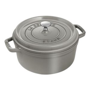 4qt+Cast+Iron+Round+Dutch+Oven+Graphite+Gray