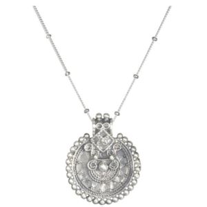 Satya+Silver+Mandala+36%22+Necklace