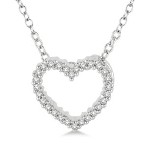 Diamond+Heart+Necklace