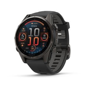 fenix+8++43+mm%2C+AMOLEDSapphire%2C+Carbon+Gray+DLC+Titanium+with+Black%2FPebble+Gray+Silicone+Band