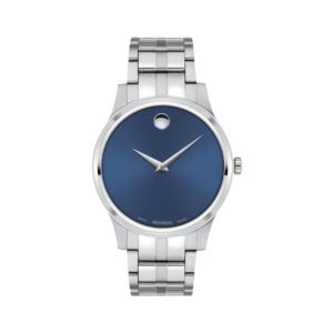 Men%27s+Corporate+Exclusive+Silver-Tone+Stainless+Steel+Watch+Blue+Dial