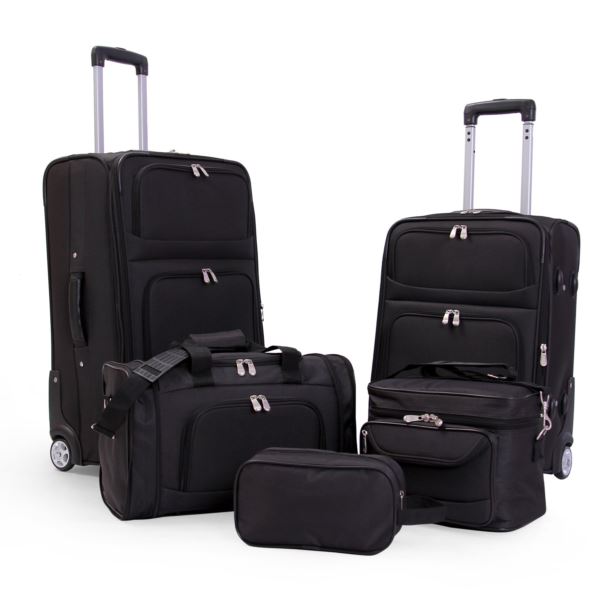 Expandable 5pc Luggage Set