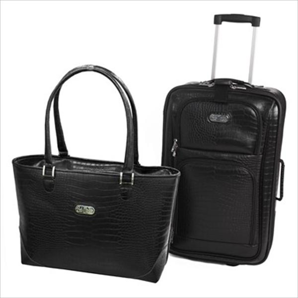 bob mackie luggage set 2 piece