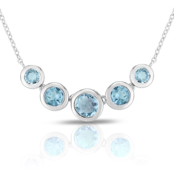 Jilco blue topaz deals necklace