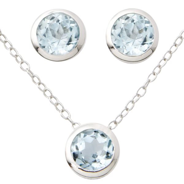 Jilco blue topaz deals necklace